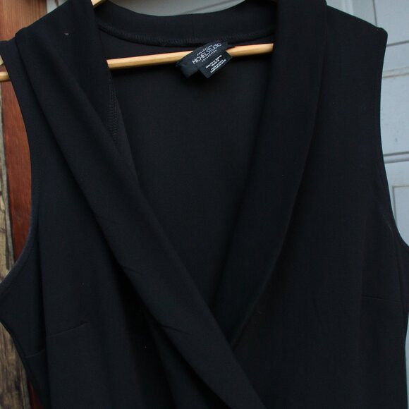 Michel Studio Collection Black V-Neck Jumpsuit 14 - Picture 4 of 4